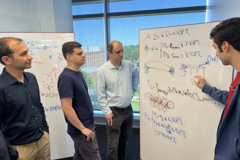 Hajiaghayi's team collaborating