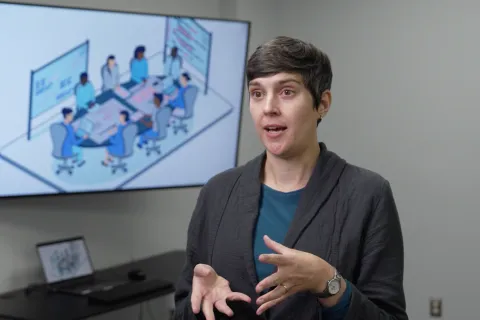 Katie Shilton talking