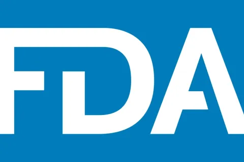 Blue and white logo for the U.S. Food and Drug Administration (FDA)