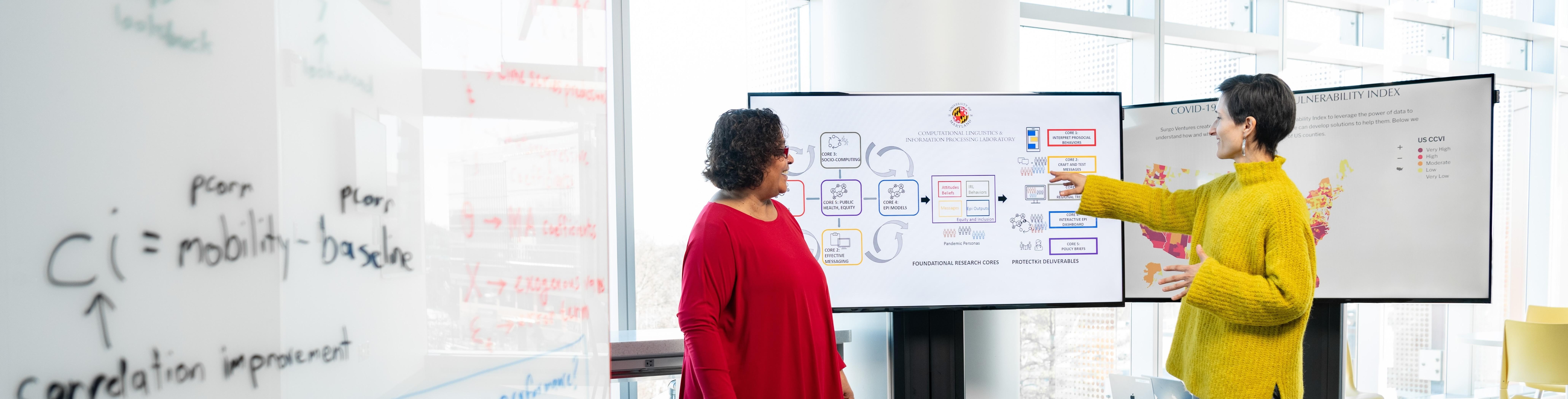 researchers talking about data