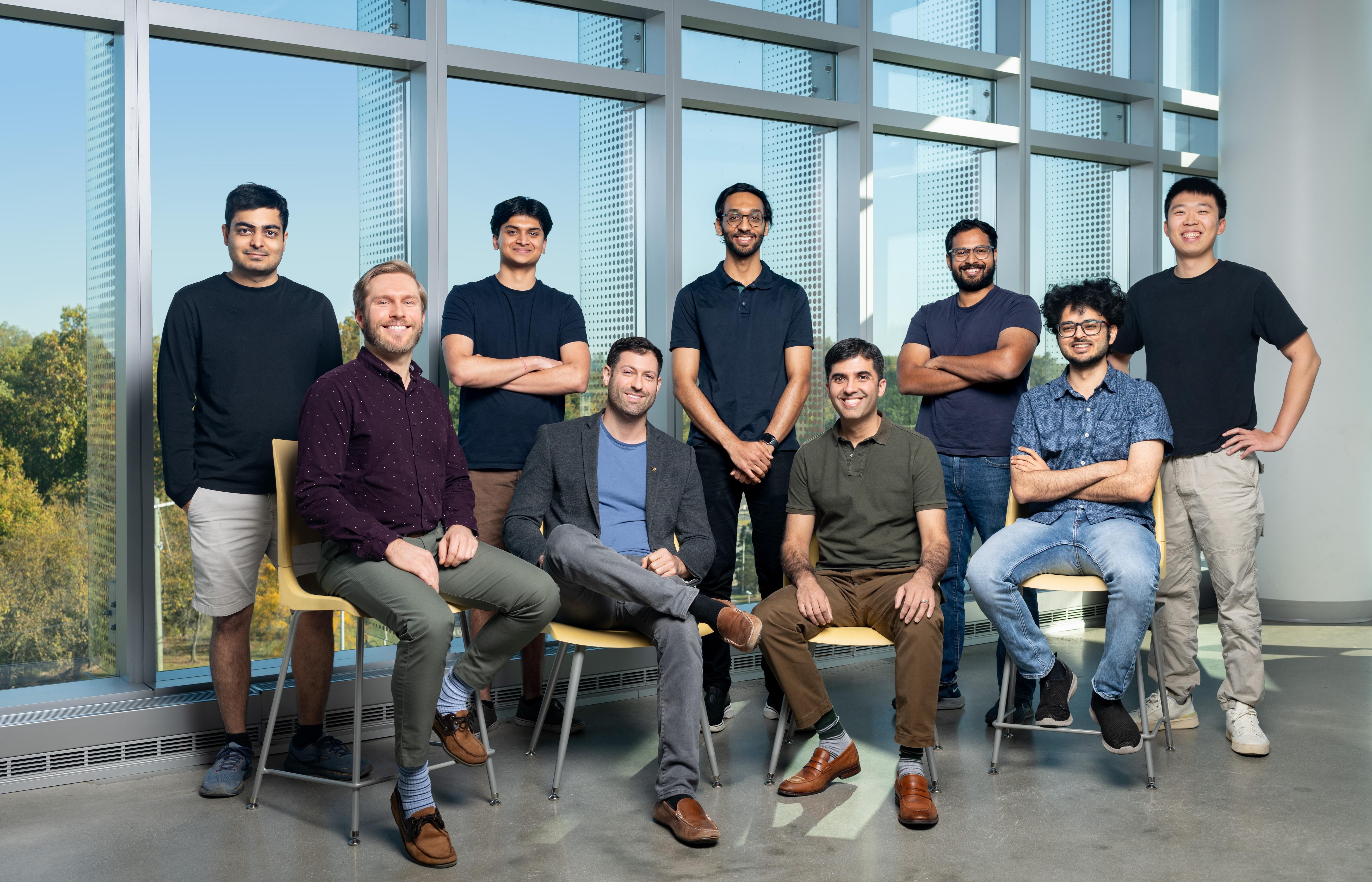 From left to right: Abhimanyu Hans, John Kirchenbauer, Aditya Ranjan, Tom Goldstein, Prajwal Singhania, Abhinav Bhatele, Neel Jain, Siddharth Singh and Yuxin Wen. Not pictured: Manli Shu