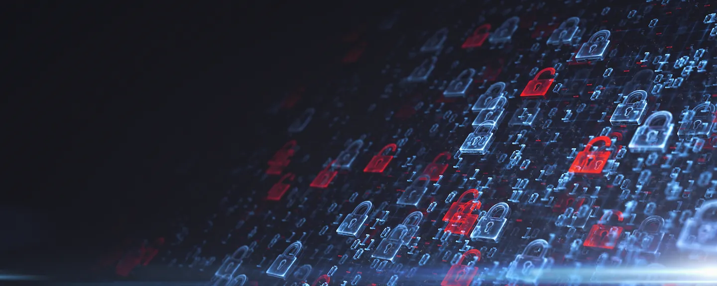 digital locks representing cybersecurity