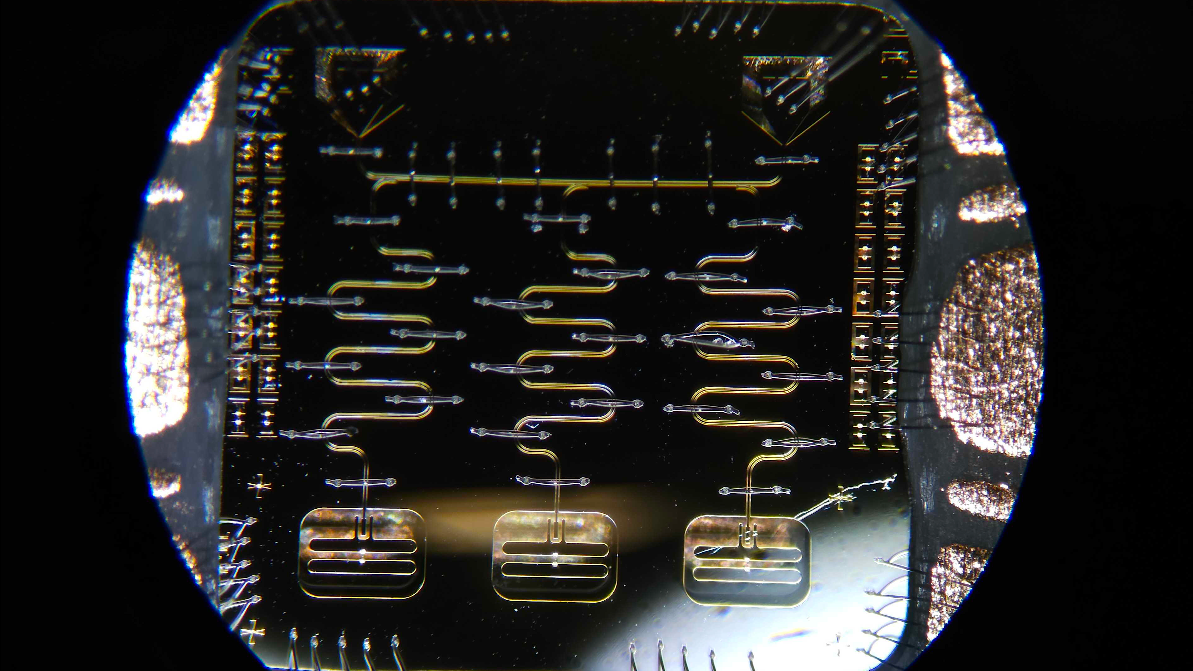 A superconducting circuit.
