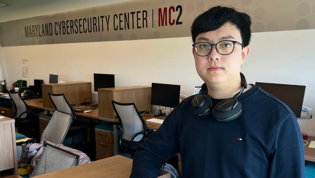 Chihao (Steven) Shen standing at MC2 